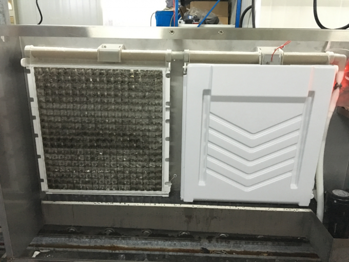 220v ক্রিস্টাল ক্লিয়ার আইস কিউব মেকার 316 স্টেইনলেস স্টিল 18