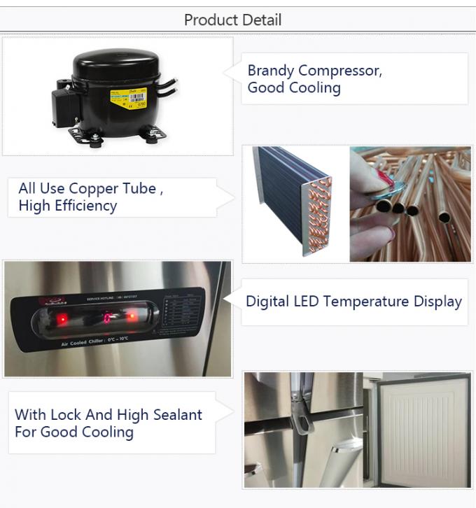 700W আইস কিউব তৈরির মেশিন বাণিজ্যিক জল 90 কেজি / 24 ঘন্টা ঠান্ডা করা হয় 2