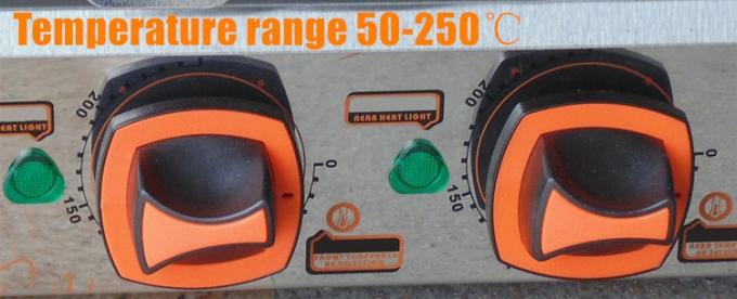 7 রোল হট ডগ রোলার মেশিন, 1.69kw বৈদ্যুতিক সসেজ গ্রিল 3